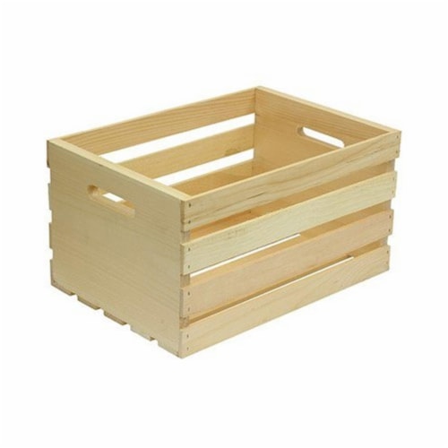 67140 18 x 12.5 x 9.5Plt Wd Crate Perspective: front
