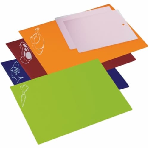Chopping Mats - 4 Colored And 2 Clear Perspective: front