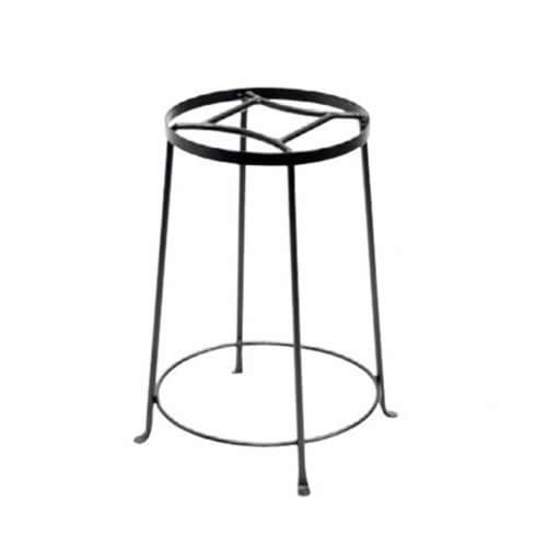 24''H Argyle Plant Stand IV - Powder Coated Graphite Perspective: front
