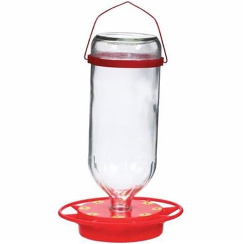 32 oz Hummingbird Feeder Glass Perspective: front
