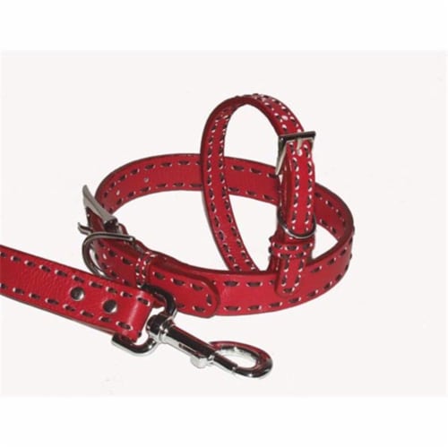 Saddle leather dog collar cheap