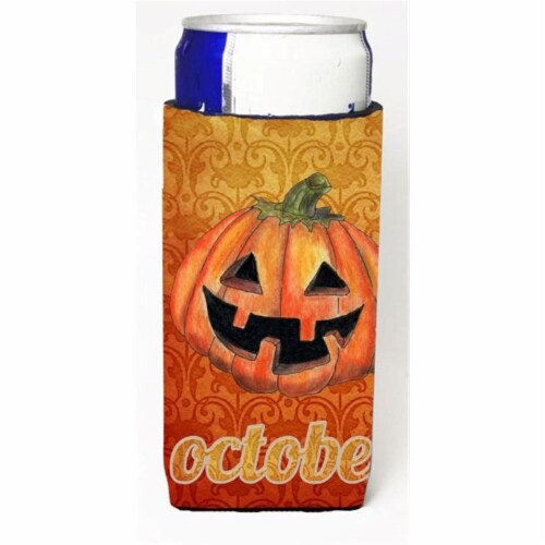 October Pumpkin Halloween Michelob Ultra bottle sleeves For Slim Cans