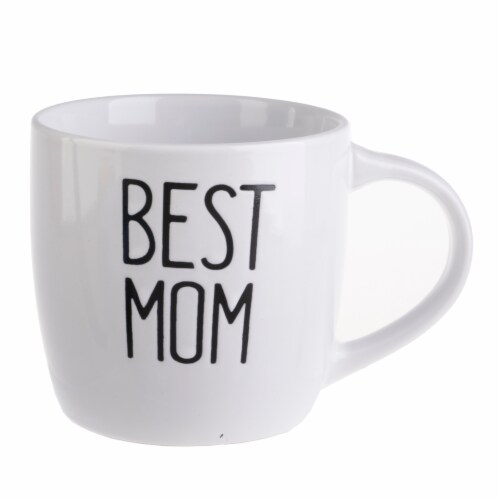 Pacific Market International Best Mom Mug - White Perspective: front