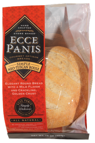 Ecce Panis Simple Neo Tuscan Boule Perspective: front