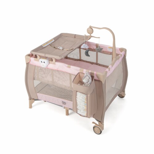 Slickblue Portable Baby Playard with Changing Table Bassinet and Music Box 1 Unit Fry s Food Stores