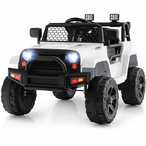 Slickblue 12V Kids Ride On Truck with Remote Control and Headlights 1 Unit Food 4 Less