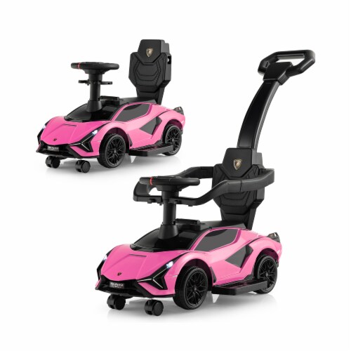 Slickblue 3 in 1 Licensed Lamborghini Ride Walking Toy Stroller 1 Unit Pick n Save