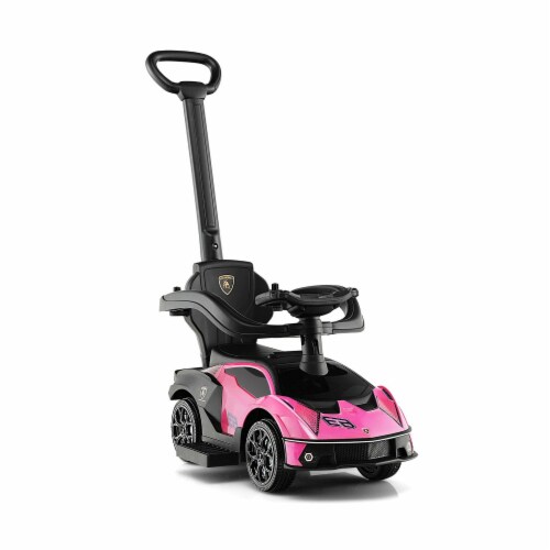 Slickblue 3 in 1 Licensed Lamborghini Ride on Push Car with Handle Guardrail 1 Unit Smith s Food and Drug