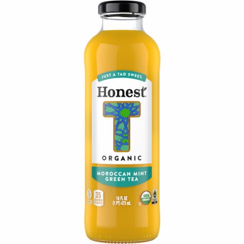 Honest Tea Organic Moroccan Mint Green Tea Perspective: front