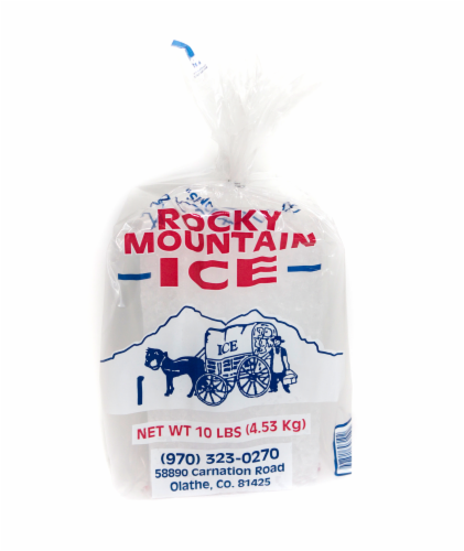 Rocky Mountain Ice Blocks Perspective: front