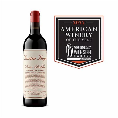 Austin Hope Paso Robles Cabernet Sauvignon Red Wine Perspective: front