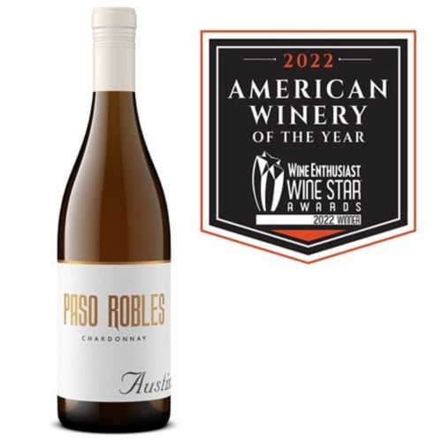 Austin Paso Robles Chardonnay White Wine Perspective: front