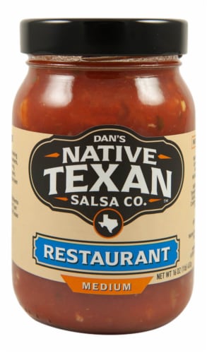 Native Texan Medium Restaurant Style Salsa Perspective: front