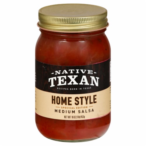 Native Texan Medium Home Style Salsa Perspective: front