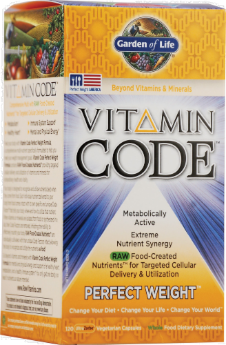 Garden of Life Vitamin Code Perfect Weight Vegetarian Capsules Perspective: front