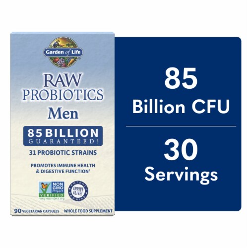 Garden of Life® Raw Probiotics for Men Capsules, 90 ct Garden of Life® Raw Probiotics for Men Capsules, 90 ct
