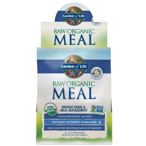 Garden of Life Raw Organic Vanilla Meal Perspective: front