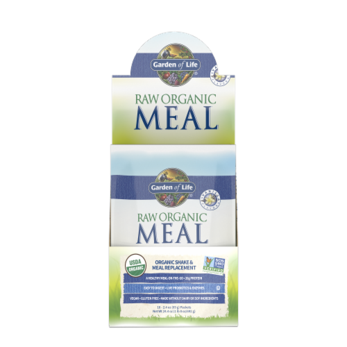 Garden of Life® Organic Raw Meal Vanilla Shake Perspective: front