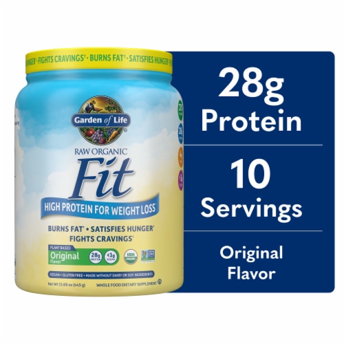 Garden of Life Fit High Protein Original Whole Food Dietary Supplement ...