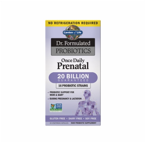 Garden Of Life® Prenatal Probiotic Vegetarian Capsules Perspective: front