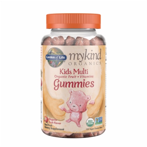 Garden of Life Organic Fruit Kids Multi Vitamin Gummies Perspective: front