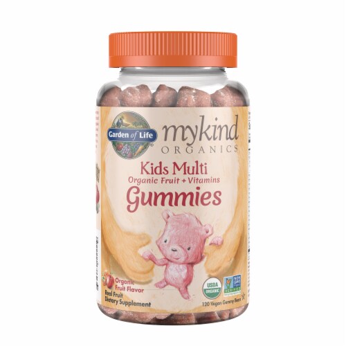 Garden of Life Organic Fruit Kids Multi Vitamin Gummies Perspective: front