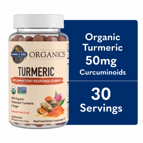 mykind Organics Turmeric Inflammatory Response Gummies Perspective: front