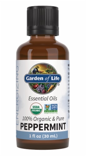 Garden of Life Peppermint Essential Oil Perspective: front