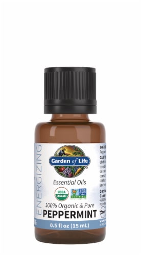 Garden of Life Peppermint Essential Oil Perspective: front