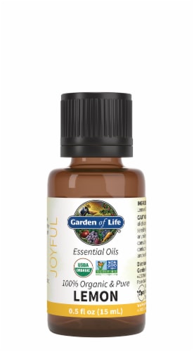 Garden of Life Lemon Essential Oil Perspective: front