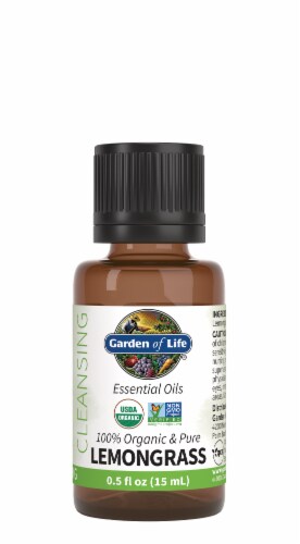 Garden of Life® Lemongrass Essential Oil Perspective: front