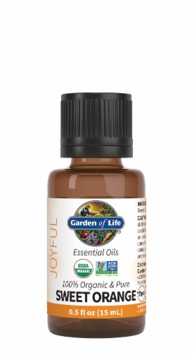 Garden of Life Sweet Orange Essential Oil Perspective: front