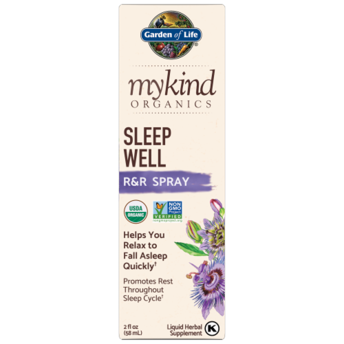 Garden of Life® MyKind Organics Sleep Well R&R Spray Perspective: front