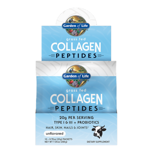 Garden of Life Grass Fed Collagen Tray Perspective: front
