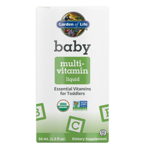 Garden of Life Baby Multivitamin Liquid Perspective: front