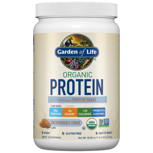 Garden of Life® Organic Snickerdoodle Cookie Protein Shake Perspective: front