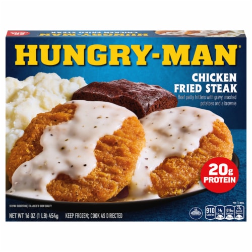 Hungry-Man® Chicken Fried Steak Frozen Meal Perspective: front