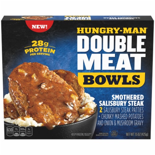 Hungry-Man Double Meat Smothered Salisbury Steak Mashed Potatoes and ... wife image Hungry-Man Double Meat Smothered Salisbury Steak Mashed Potatoes and ...