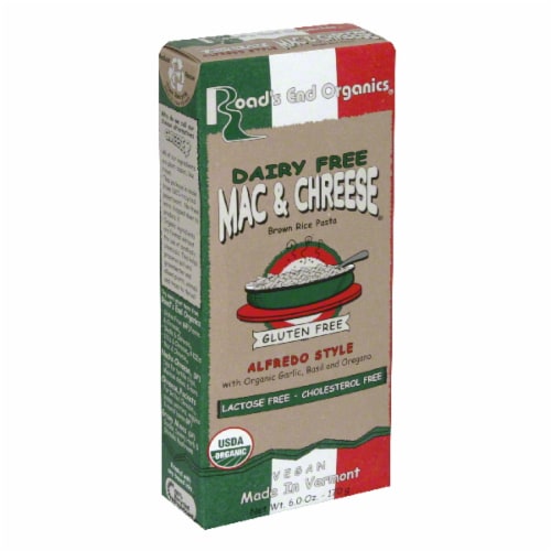 Road's End Organics Dairy-Free Alfredo Style Mac & Cheese Perspective: front