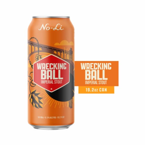 No-Li Wrecking Ball Imperial Stout Perspective: front