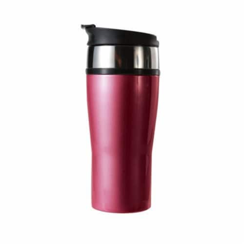 Timolino 16 oz. Color Signature Insulated Vacuum Tumbler - Magenta Red Perspective: front
