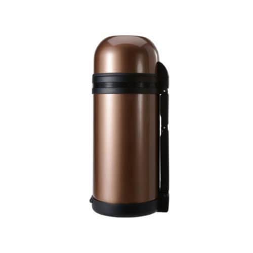 Timolino 40 oz. Alpine Insulated Vacuum Bottle - Amber Brown Perspective: front