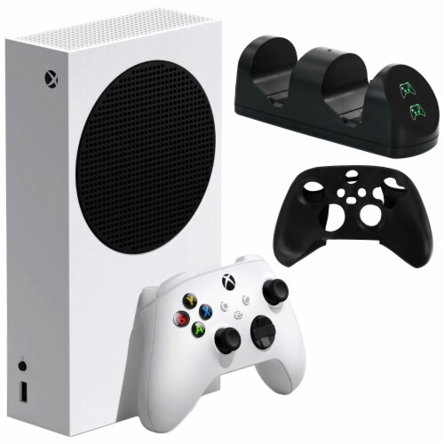 Xbox Series S 512 GB All-Digital Console with Dual Charger & Silicone Sleeve, One Size - Fry's Food Stores Xbox Series S 512 GB All-Digital Console with Dual Charger & Silicone Sleeve, One Size - Fry's Food Stores