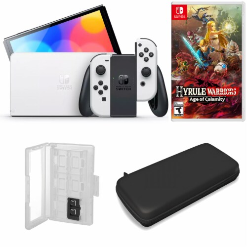 Nintendo Switch OLED in White with Zelda:Hyrule & Accessories, 1 - Fry's  Food Stores