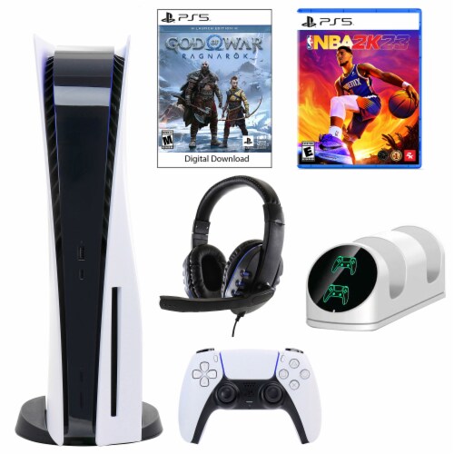 PS5 GOW: Ragnarok Console with NBA2K23 Accessories One Size Kroger