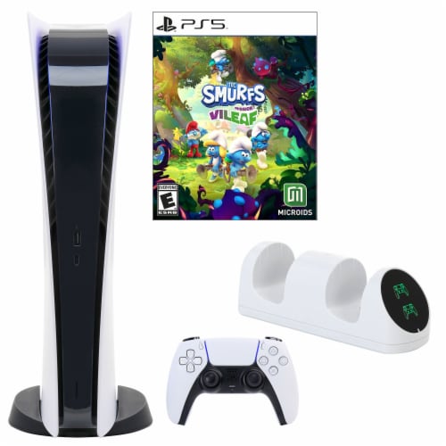 PS5 Digital Console with The Smurfs Game & Dock, One Size - City Market