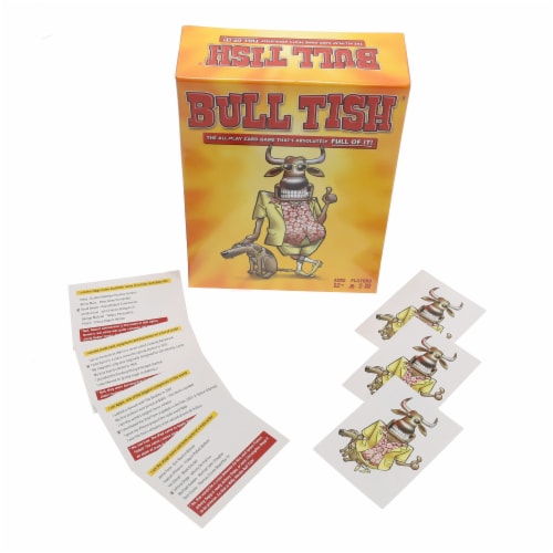 TDC Games Bull Tish The All-Play Card Game That's Absolutely Full of IT! Perspective: front