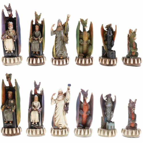 WE Games Dragon Chessmen Perspective: front