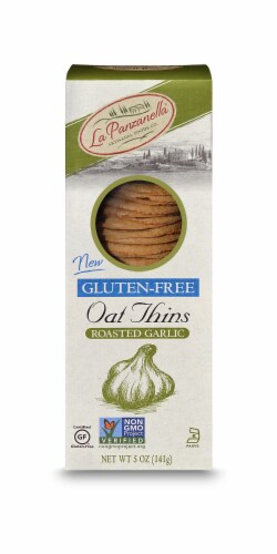 La Panzanella Gluten Free Roasted Garlic Oat Thins 5 Oz Kroger