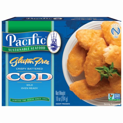Pacific Seafood Gluten Free Battered Cod Fish, 10 oz Ralphs